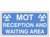 2b - MOT Reception & Waiting Area sign