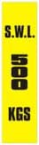 2b - SWL 500 KGS (V) label