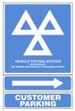 2c - MOT, Customer Parking & Arrow 3 sign pk