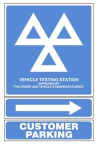 2c - MOT, Customer Parking & Arrow 3 sign pk