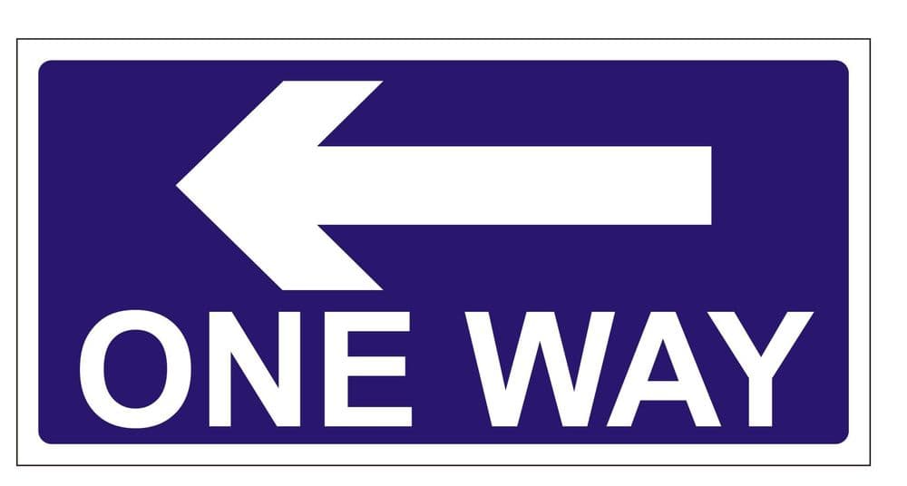 2d - One Way - Left