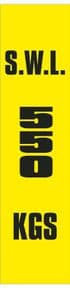 2d - SWL 550 KGS (V) label
