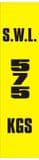 2e - SWL 575 KGS (V) label