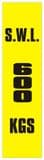 2f - SWL 600 KGS (V) label