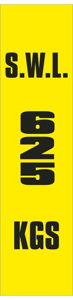 2g - SWL 625 KGS V label