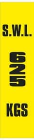 2g - SWL 625 KGS (V) label