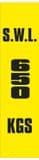 2h - SWL 650 KGS (V) label