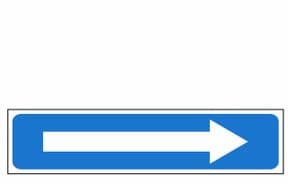 2i - H/duty Directional Arrow Right sign
