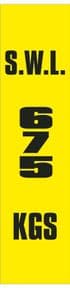 2i - SWL 675 KGS (V) label