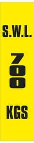 2j - SWL 700 KGS (V) label