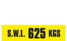 2l - SWL 625 KGS (H) label