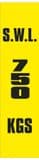 2l - SWL 750 KGS (V) label
