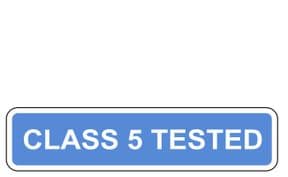 2m - MOT Class 5 Tested sign