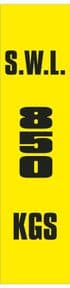 2p - SWL 850 KGS (V) label