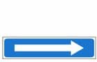 2r - H/duty Directional Arrow Right sign