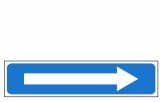 2r - H/duty Directional Arrow Right sign