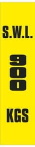 2r - SWL 900 KGS (V) label