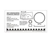2u - MOT Windscreen Stonechip Template