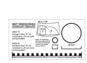 2u - MOT Windscreen Stonechip Template