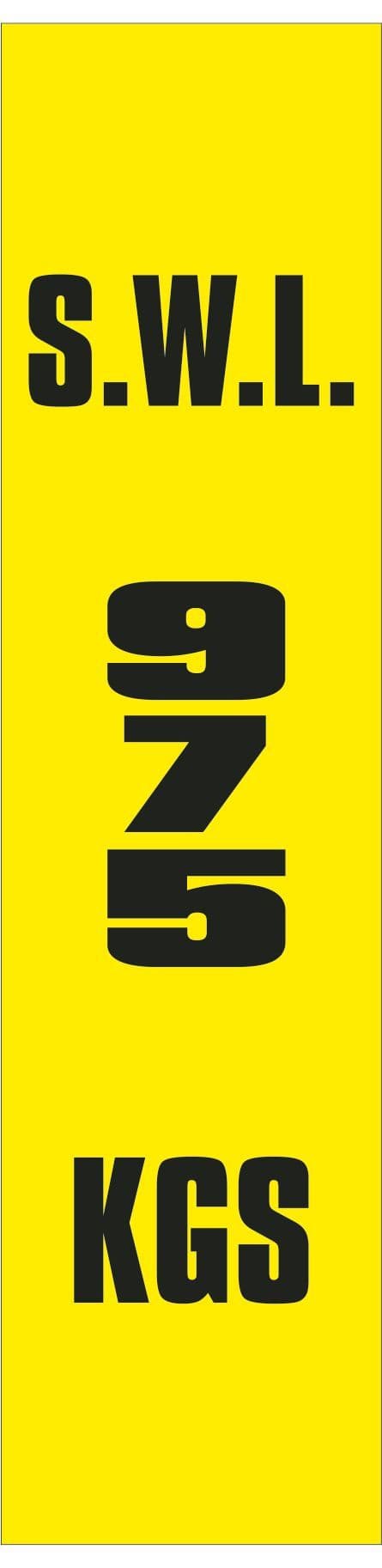 2u - SWL 975 KGS V label