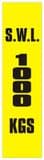 2v - SWL 1000 KGS (V) label