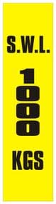 2v - SWL 1000 KGS (V) label