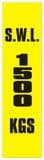 2w - SWL 1500 KGS (V) label