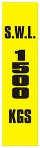2w - SWL 1500 KGS (V) label