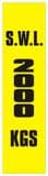 2x - SWL 2000 KGS (V) label