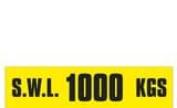 3a - SWL 1000 KGS (H) label