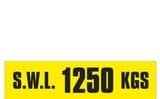 3b - SWL 1250 KGS (H) label