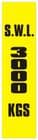 3b - SWL 3000 KGS (V) label