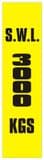 3b - SWL 3000 KGS (V) label