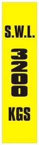 3c - SWL 3200 KGS (V) label