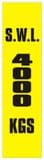 3e - SWL 4000 KGS (V) label