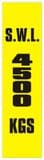 3f - SWL 4500 KGS (V) label