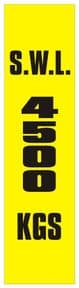 3f - SWL 4500 KGS (V) label