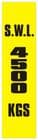 3f - SWL 4500 KGS (V) label
