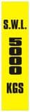 3g - SWL 5000 KGS (V) label