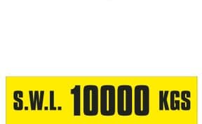 3n - SWL 10000 KGS (H) label