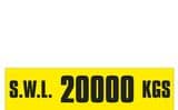 3p - SWL 20000 KGS (H) label