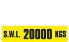 3p - SWL 20000 KGS (H) label