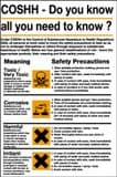 COSHH - DO YOU KNOW ALL YOU NEED TO KNOW