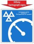 F - Heavy Duty Tachograph signs