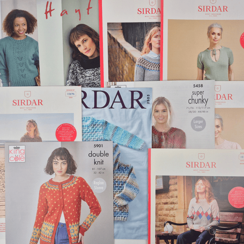 10 X Random Knitting Patterns