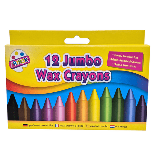 12 Jumbo Wax Crayons