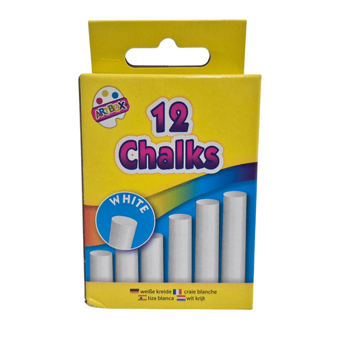 12pc White Chalks