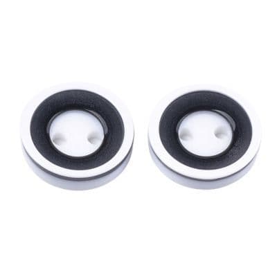 2 Hole Resin Two Tone Button - 13mm