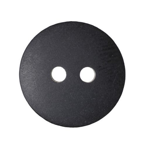 2 Hole Round Matt Button - 11mm