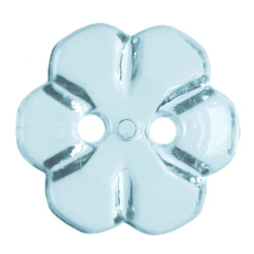 2 Hole Six Petal Button - 18mm